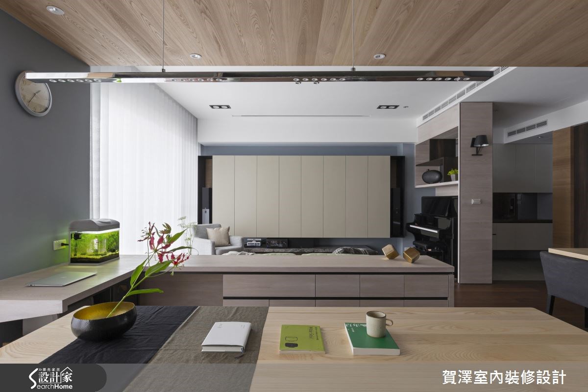 新成屋(5年以下)＿現代風客廳書房案例圖片＿賀澤室內設計＿賀澤_24之15