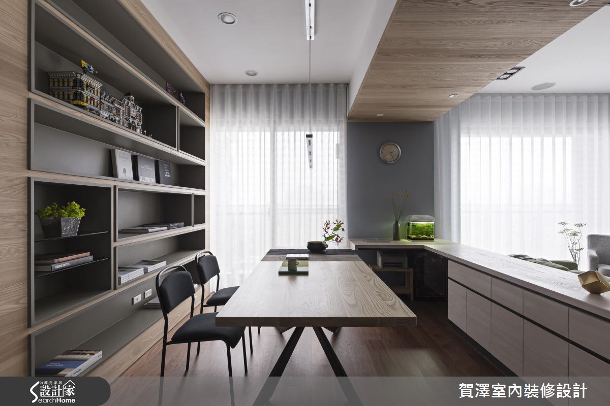 新成屋(5年以下)＿現代風書房案例圖片＿賀澤室內設計＿賀澤_24之19