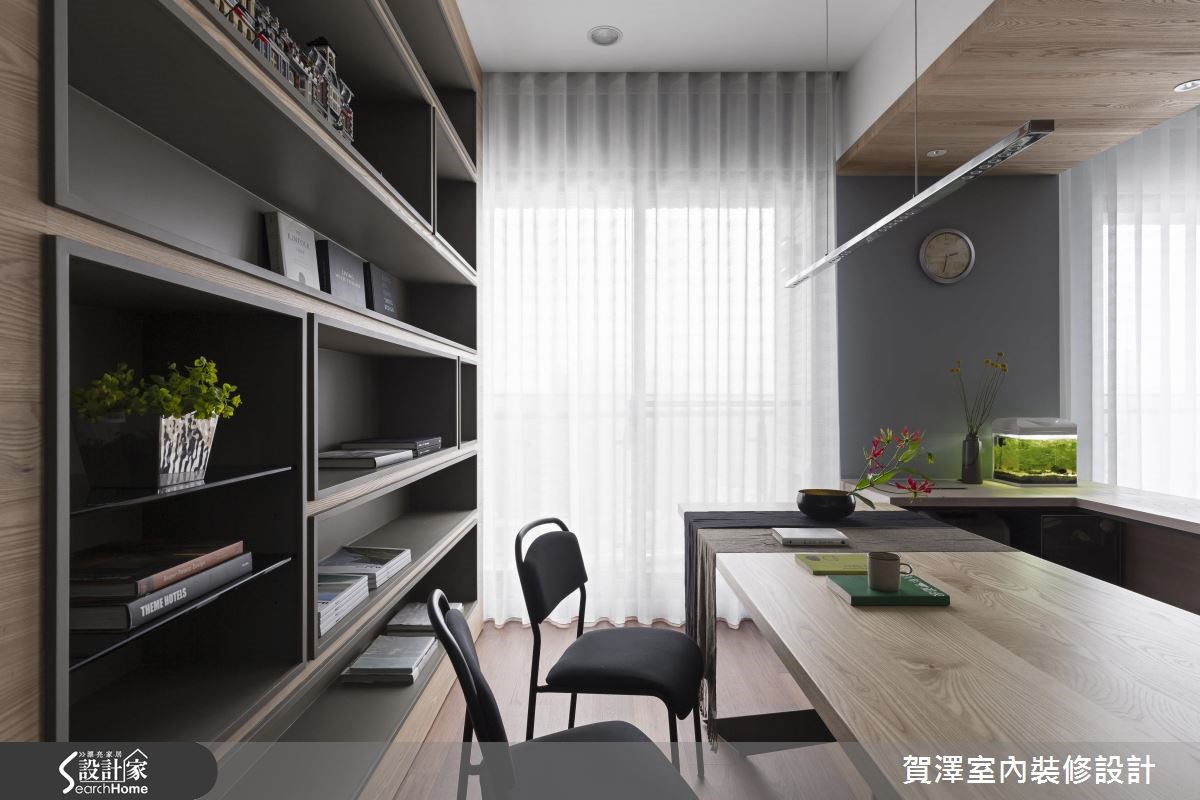 新成屋(5年以下)＿現代風書房案例圖片＿賀澤室內設計＿賀澤_24之20