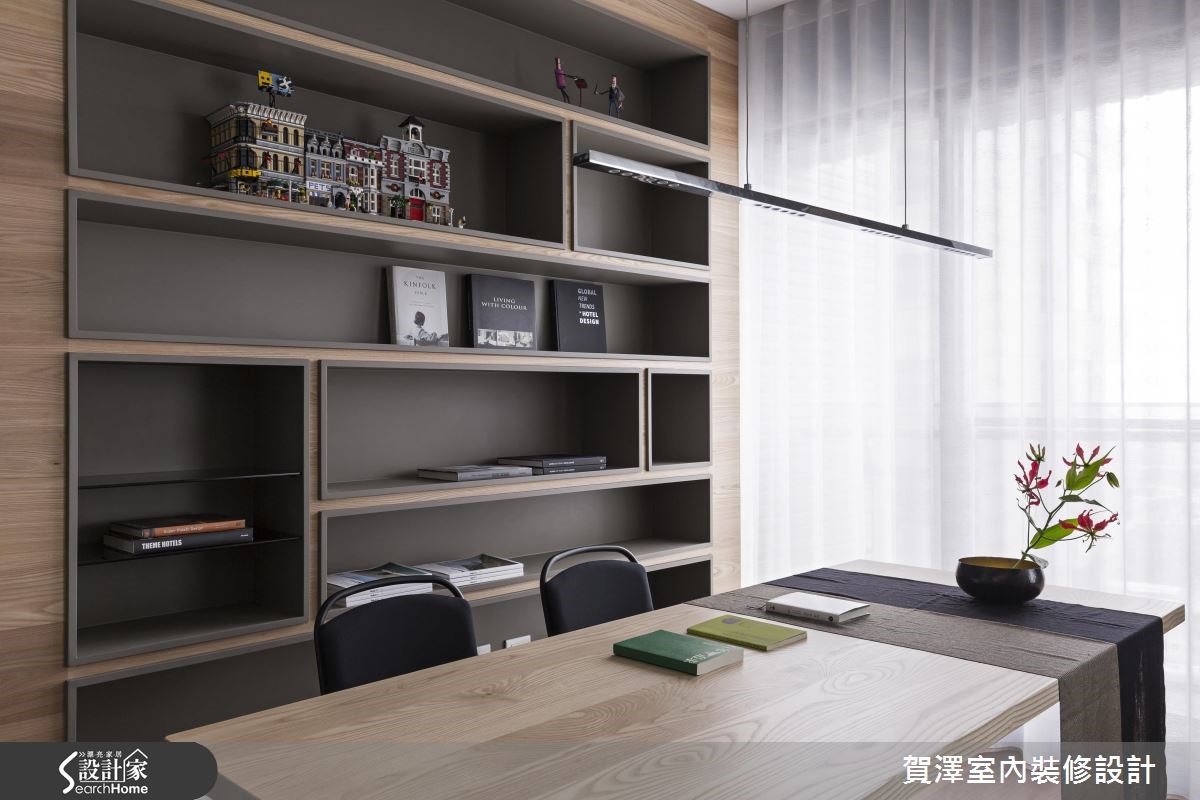 新成屋(5年以下)＿現代風書房案例圖片＿賀澤室內設計＿賀澤_24之24