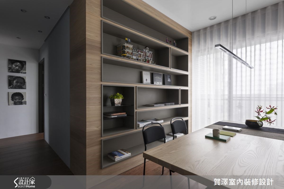 新成屋(5年以下)＿現代風書房案例圖片＿賀澤室內設計＿賀澤_24之26