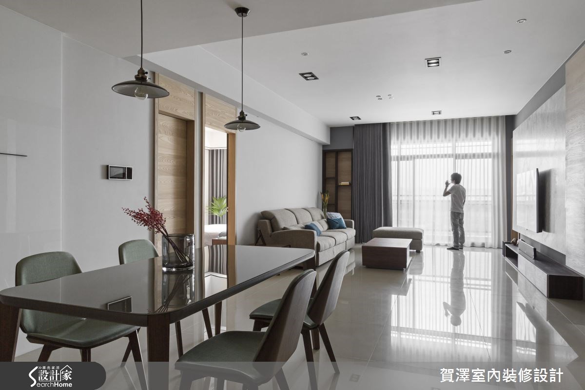55坪預售屋＿現代風客廳餐廳案例圖片＿賀澤室內設計＿賀澤_25之3