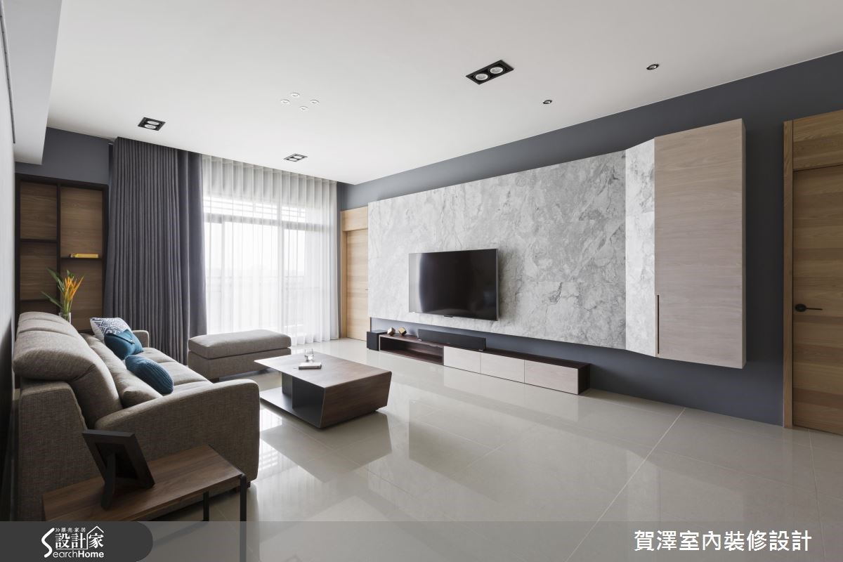 55坪預售屋＿現代風客廳案例圖片＿賀澤室內設計＿賀澤_25之11