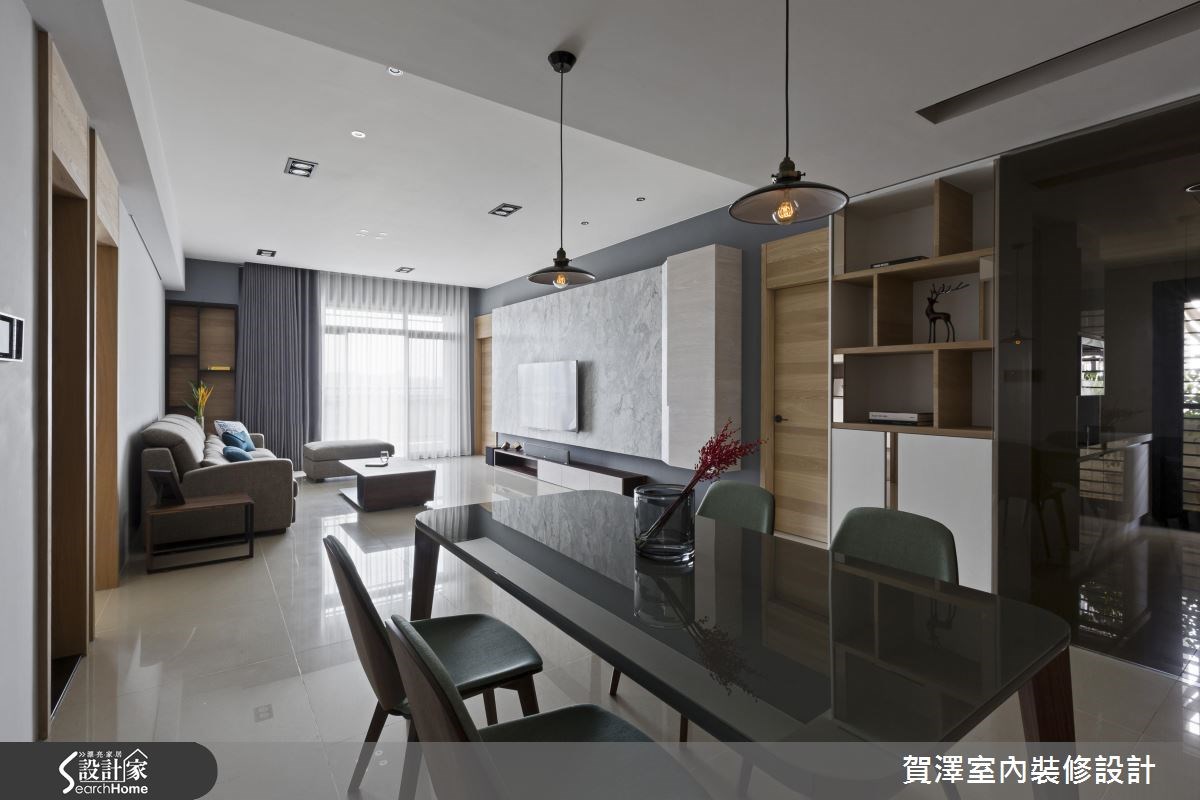 55坪預售屋＿現代風客廳餐廳案例圖片＿賀澤室內設計＿賀澤_25之14