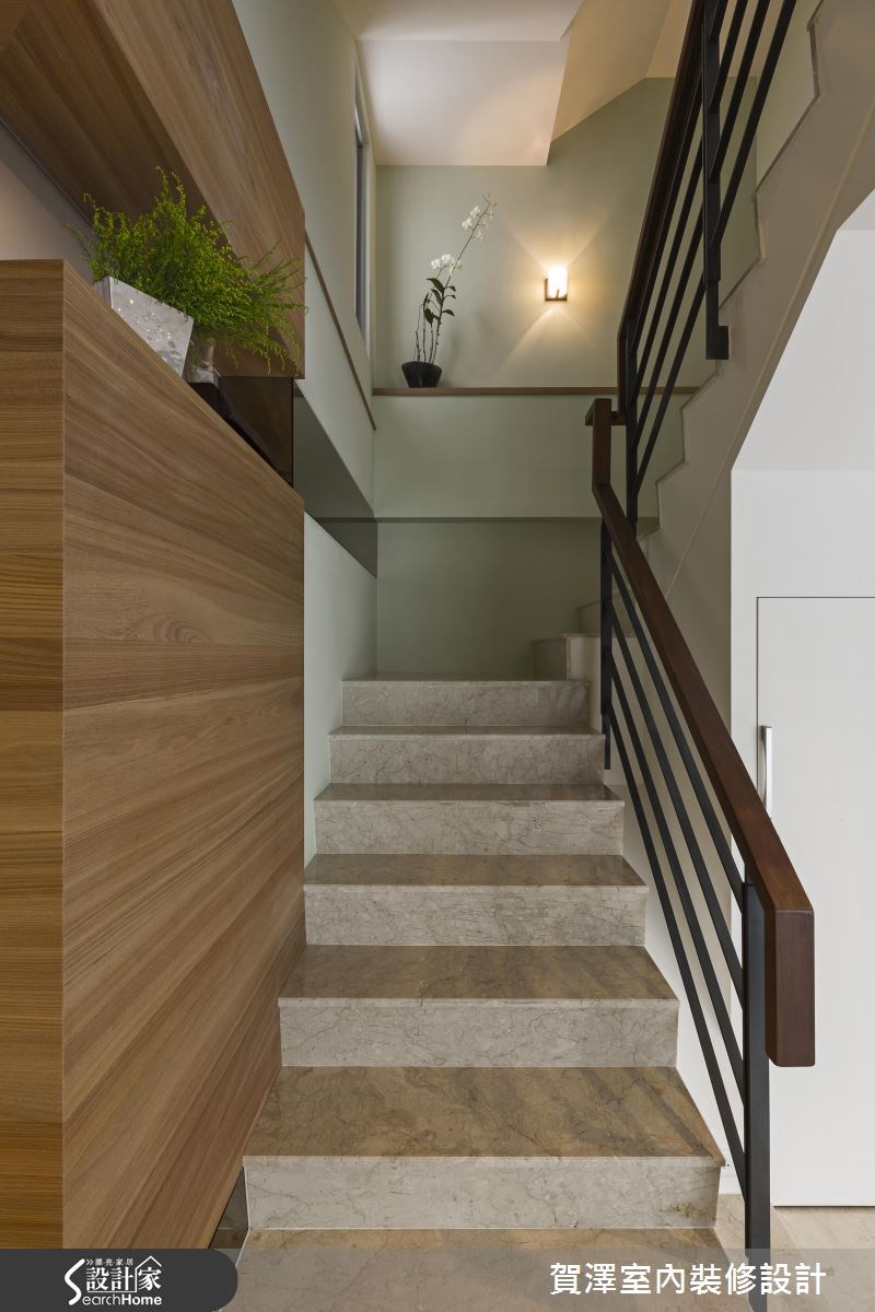150坪新成屋(5年以下)＿新中式風樓梯案例圖片＿賀澤室內設計＿賀澤_26之12