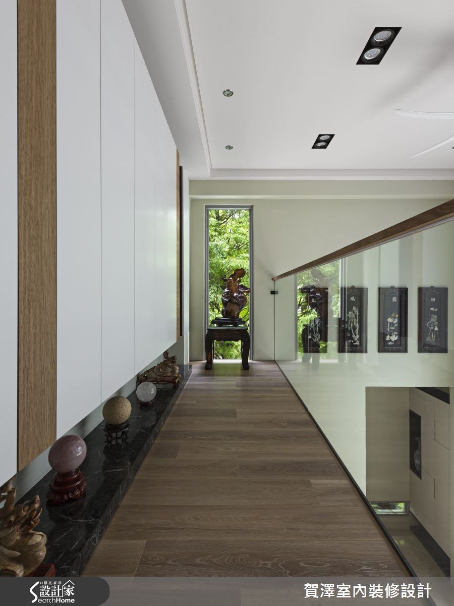 150坪新成屋(5年以下)＿新中式風走廊案例圖片＿賀澤室內設計＿賀澤_26之15