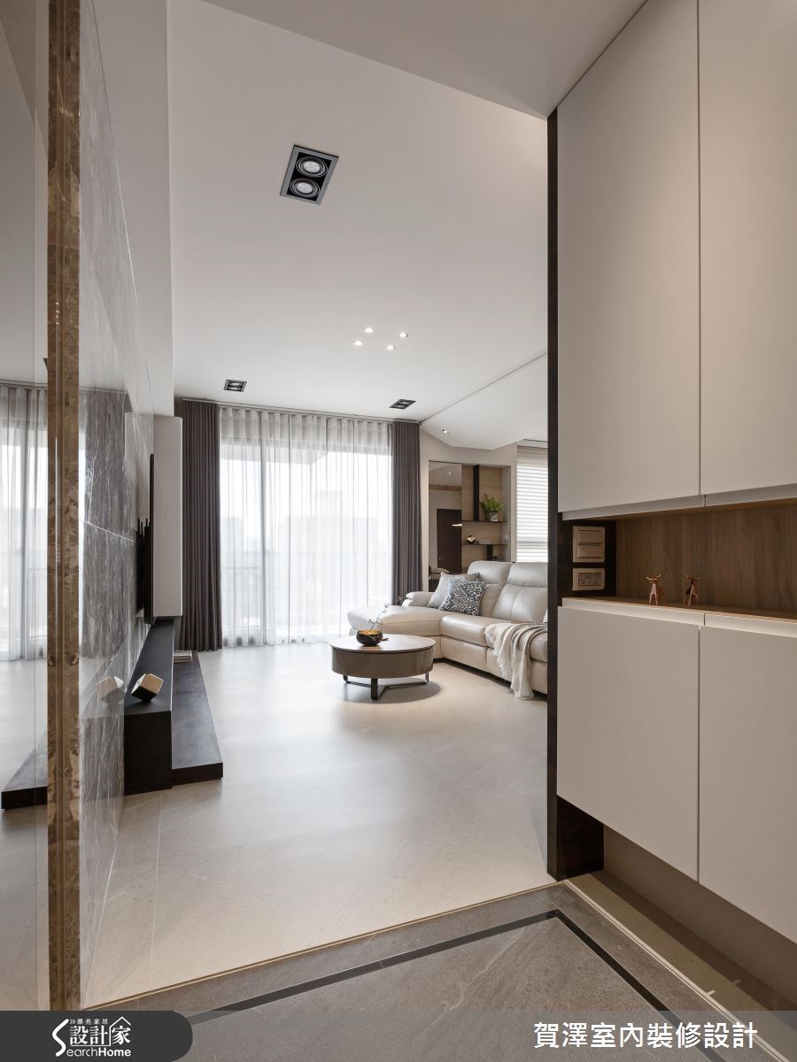 52坪新成屋(5年以下)＿奢華風玄關客廳案例圖片＿賀澤室內設計＿賀澤_27之1