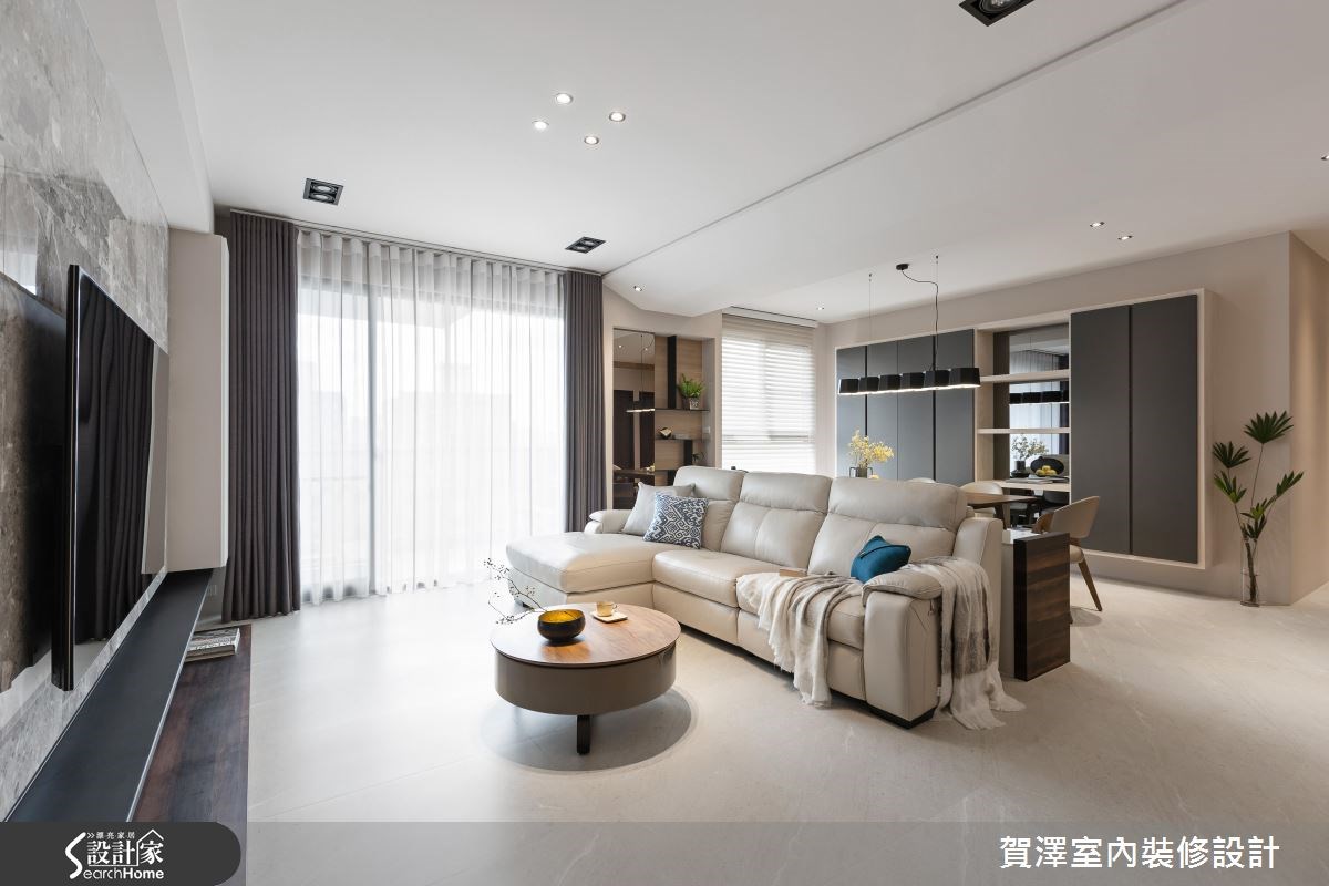 52坪新成屋(5年以下)＿奢華風客廳案例圖片＿賀澤室內設計＿賀澤_27之2