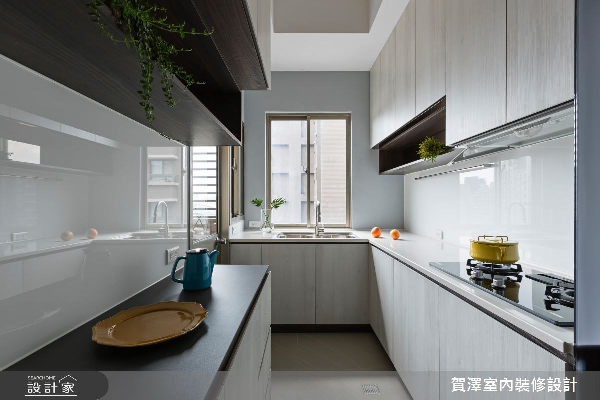 36坪中古屋(5~15年)＿現代風廚房案例圖片＿賀澤室內設計＿賀澤_29之12