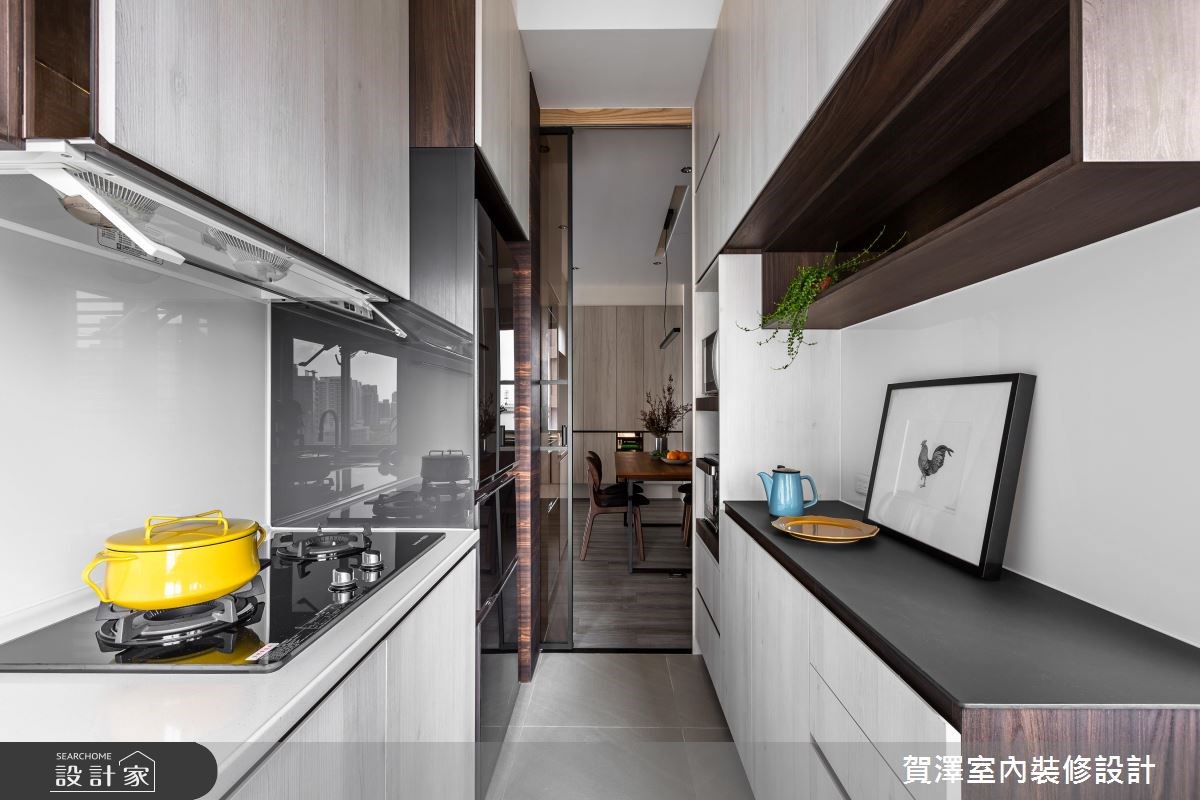 36坪中古屋(5~15年)＿現代風廚房案例圖片＿賀澤室內設計＿賀澤_29之13
