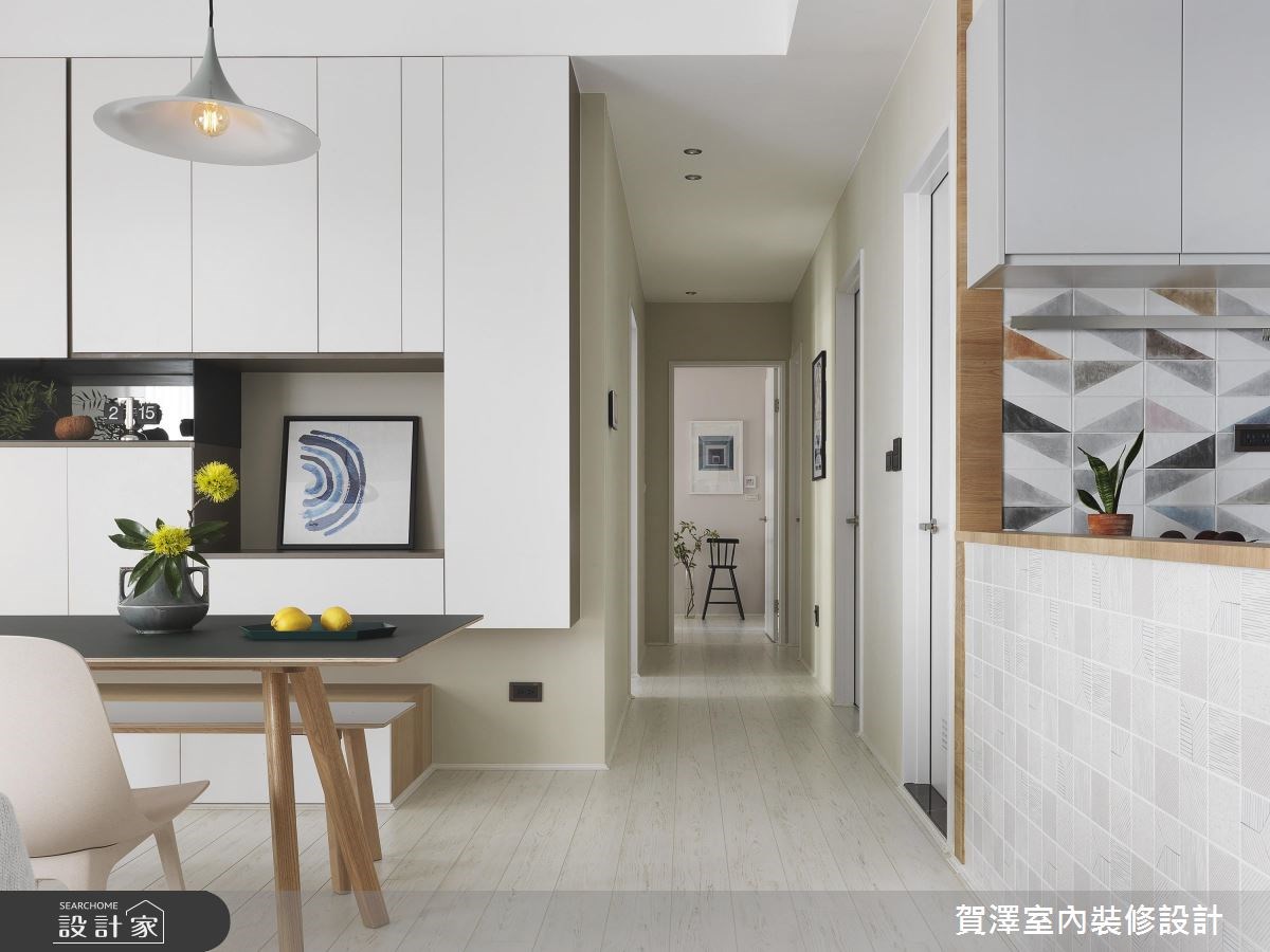52坪新成屋(5年以下)＿北歐風走廊案例圖片＿賀澤室內設計＿賀澤_30之13