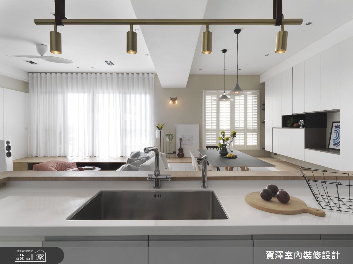 52坪新成屋(5年以下)＿北歐風客廳案例圖片＿賀澤室內設計＿賀澤_30之22