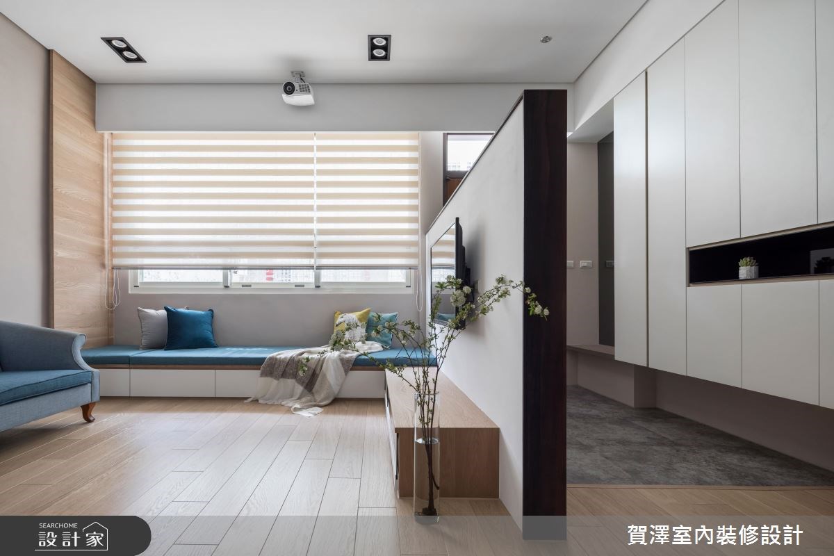 60坪老屋(16~30年)＿休閒風玄關客廳臥榻案例圖片＿賀澤室內設計＿賀澤_32之5