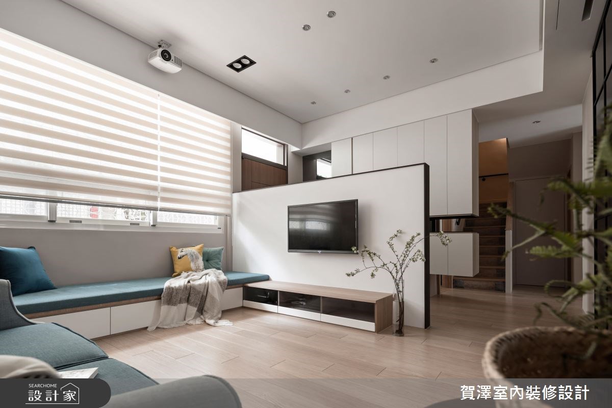 60坪老屋(16~30年)＿休閒風客廳臥榻案例圖片＿賀澤室內設計＿賀澤_32之7