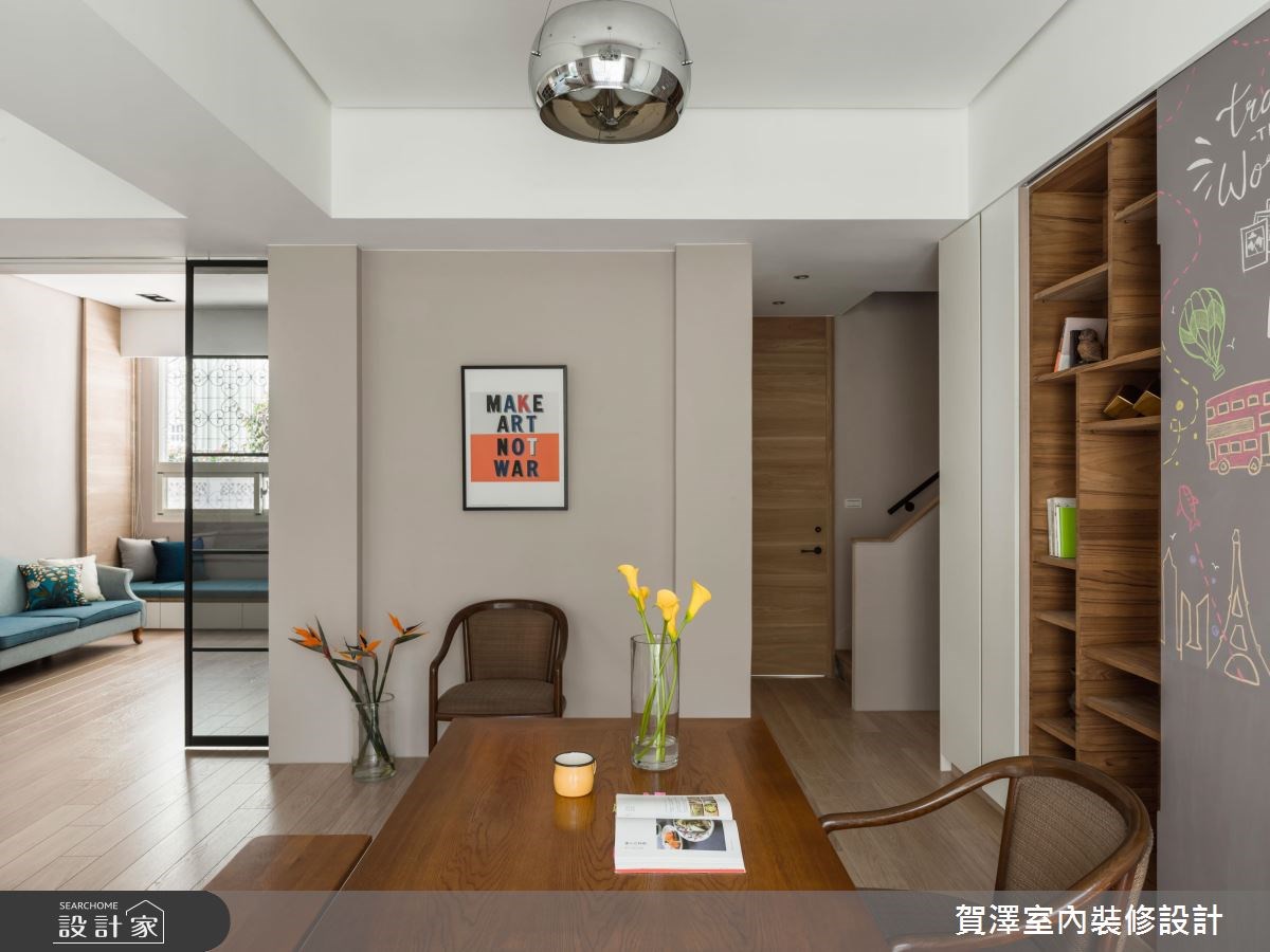 60坪老屋(16~30年)＿休閒風客廳餐廳案例圖片＿賀澤室內設計＿賀澤_32之16