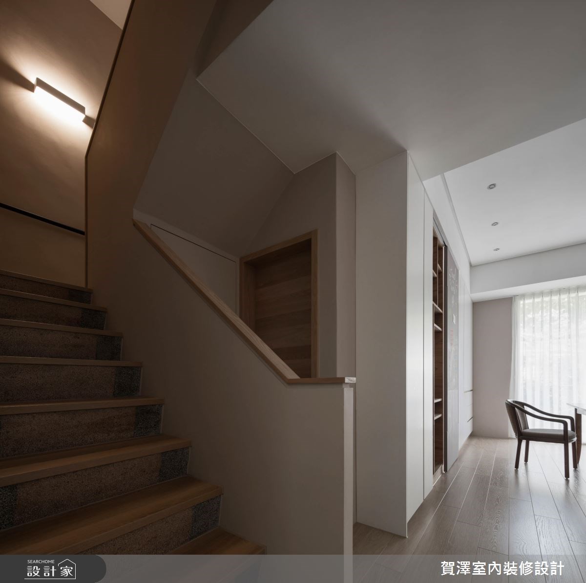 60坪老屋(16~30年)＿休閒風樓梯案例圖片＿賀澤室內設計＿賀澤_32之31