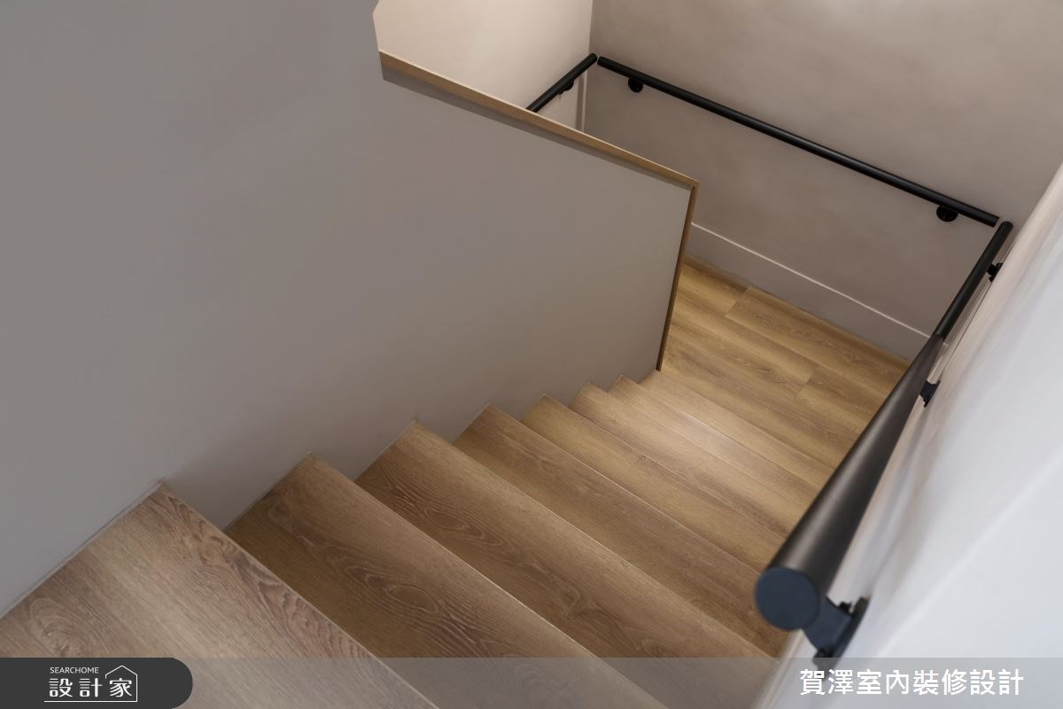 60坪老屋(16~30年)＿休閒風樓梯案例圖片＿賀澤室內設計＿賀澤_32之32