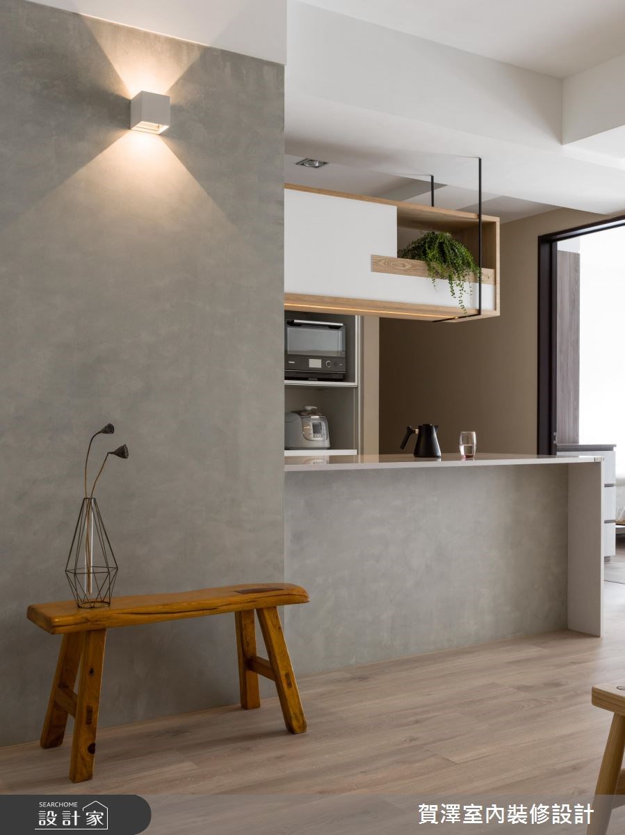 45坪新成屋(5年以下)＿混搭風吧檯案例圖片＿賀澤室內設計＿賀澤_33之8