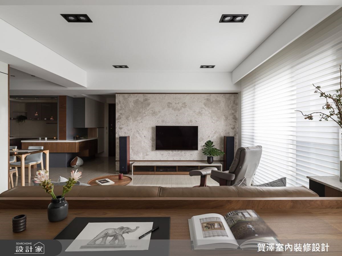 55坪新成屋(5年以下)＿奢華風客廳案例圖片＿賀澤室內設計＿賀澤_34之18