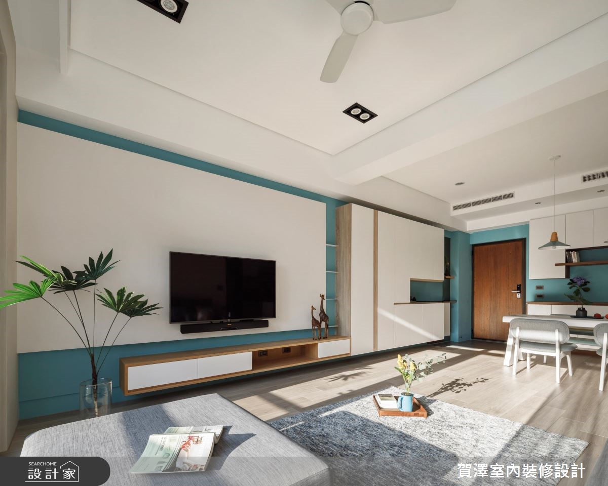 26坪預售屋＿北歐風客廳案例圖片＿賀澤室內設計＿賀澤_35之7