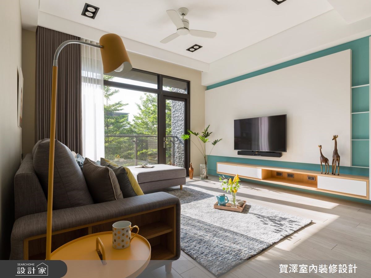 26坪預售屋＿北歐風客廳案例圖片＿賀澤室內設計＿賀澤_35之10