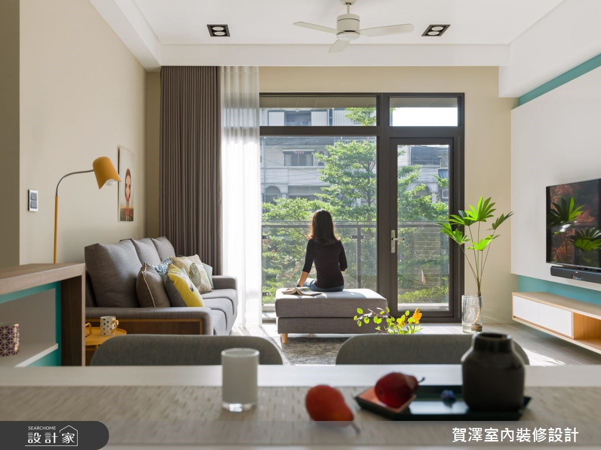 26坪預售屋＿北歐風客廳案例圖片＿賀澤室內設計＿賀澤_35之11