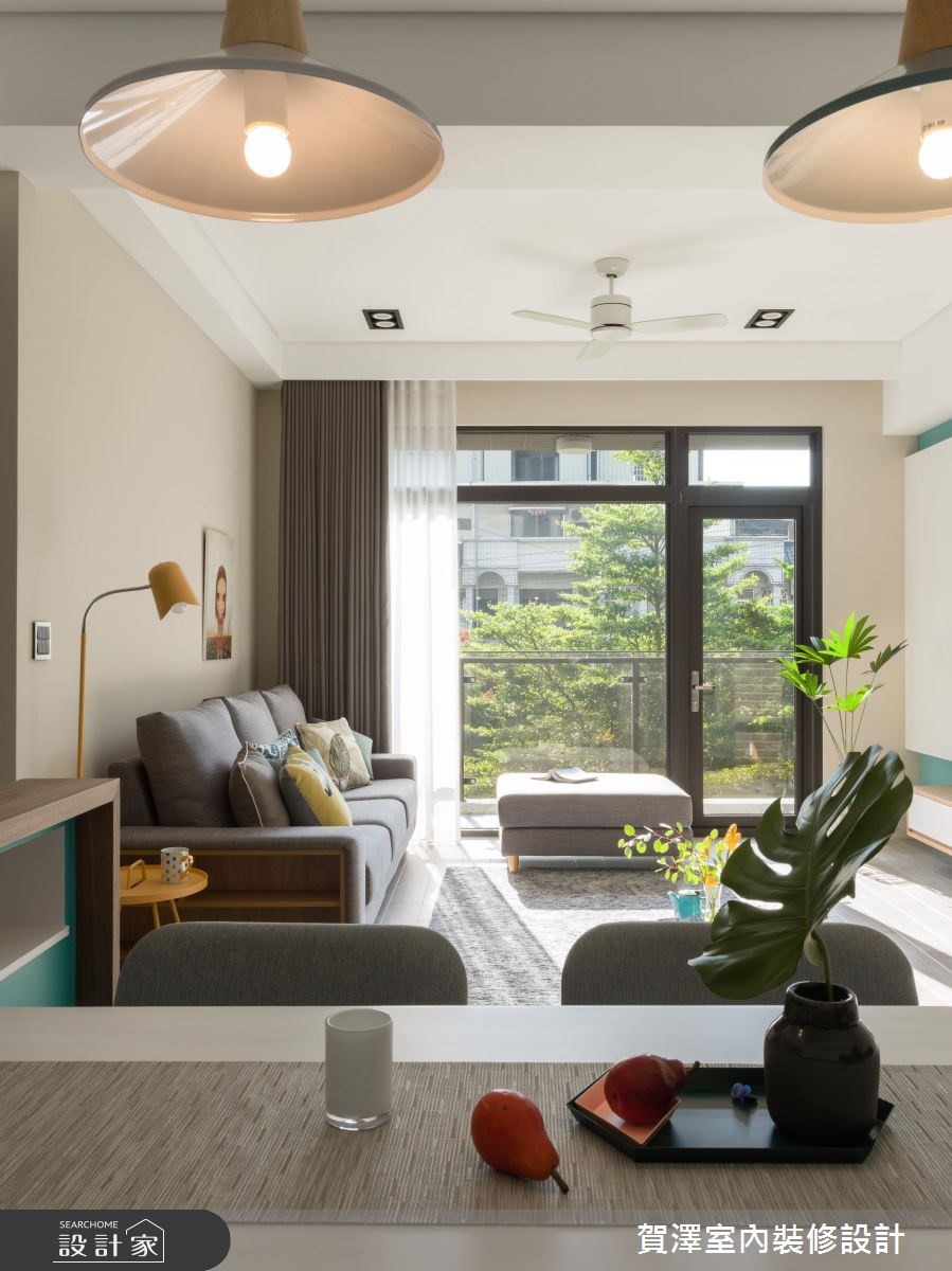 26坪預售屋＿北歐風客廳案例圖片＿賀澤室內設計＿賀澤_35之12