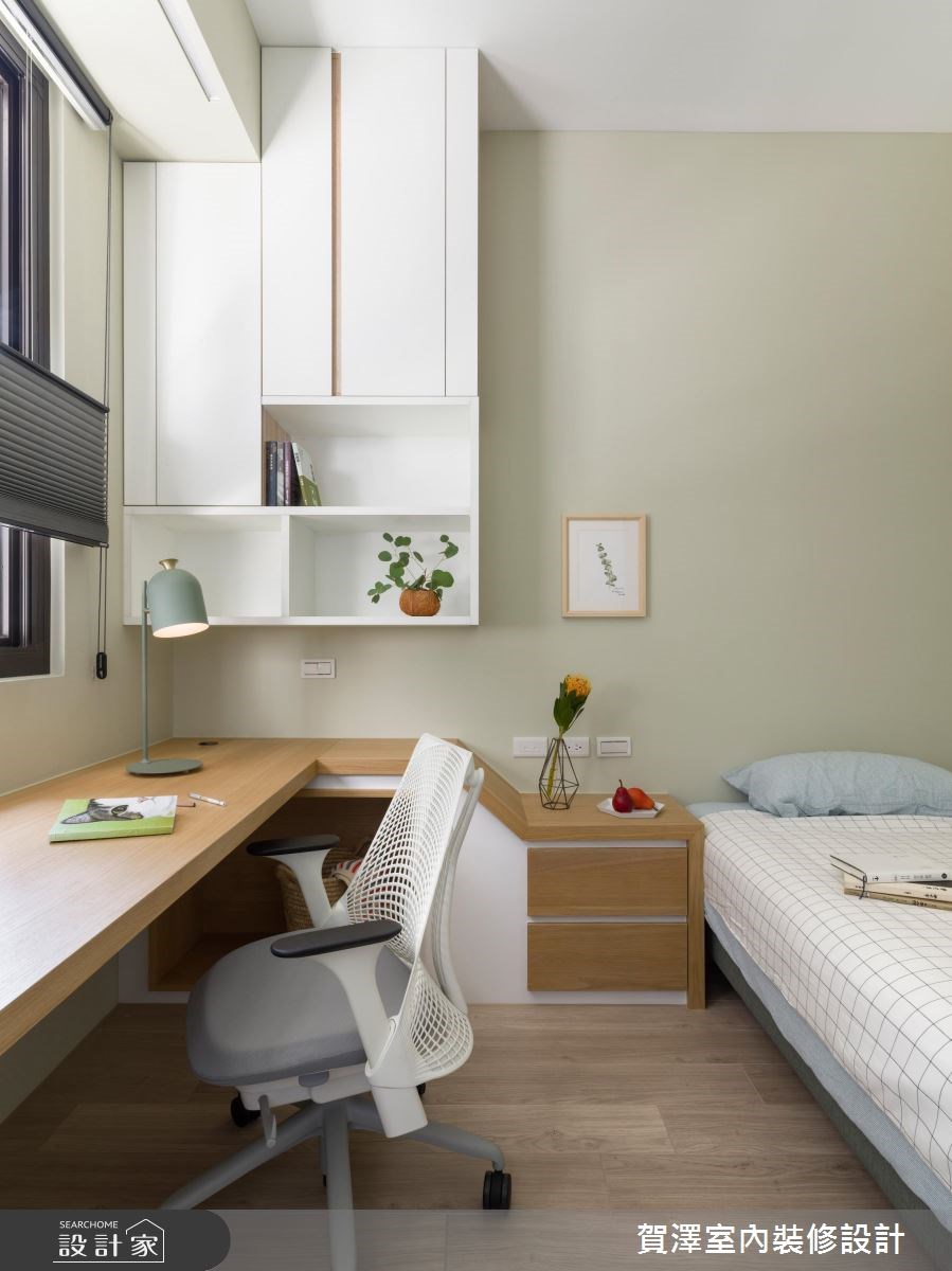 26坪預售屋＿北歐風臥室案例圖片＿賀澤室內設計＿賀澤_35之18