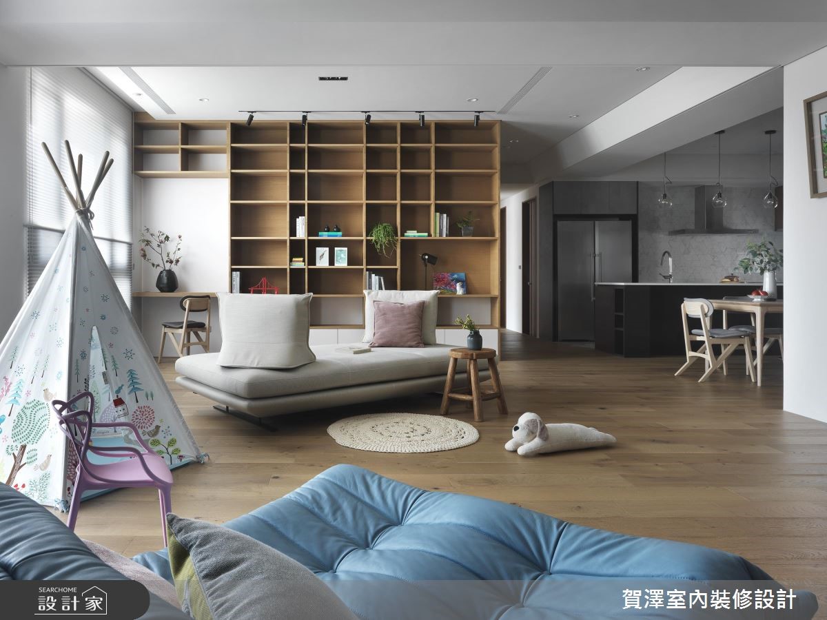 新成屋(5年以下)＿休閒風客廳案例圖片＿賀澤室內設計＿賀澤_36之7