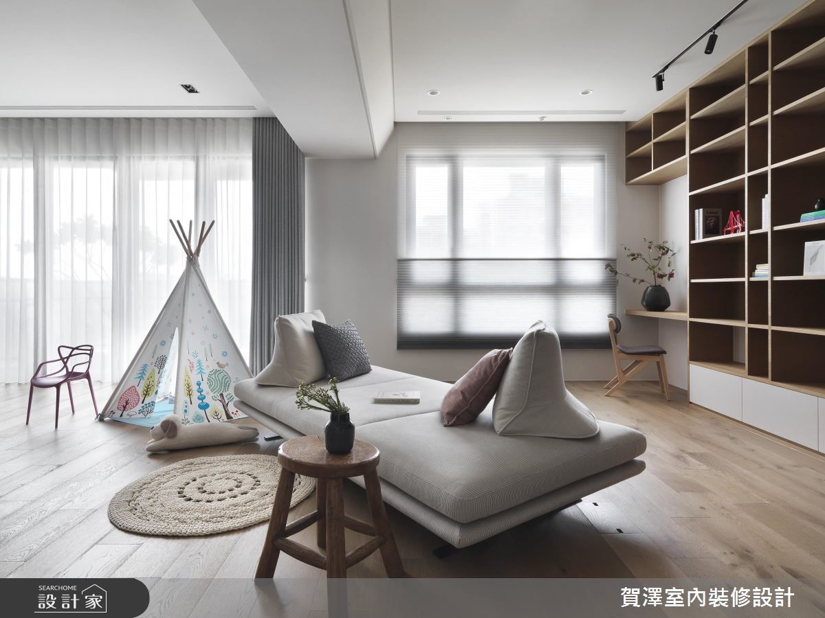 新成屋(5年以下)＿休閒風客廳案例圖片＿賀澤室內設計＿賀澤_36之8