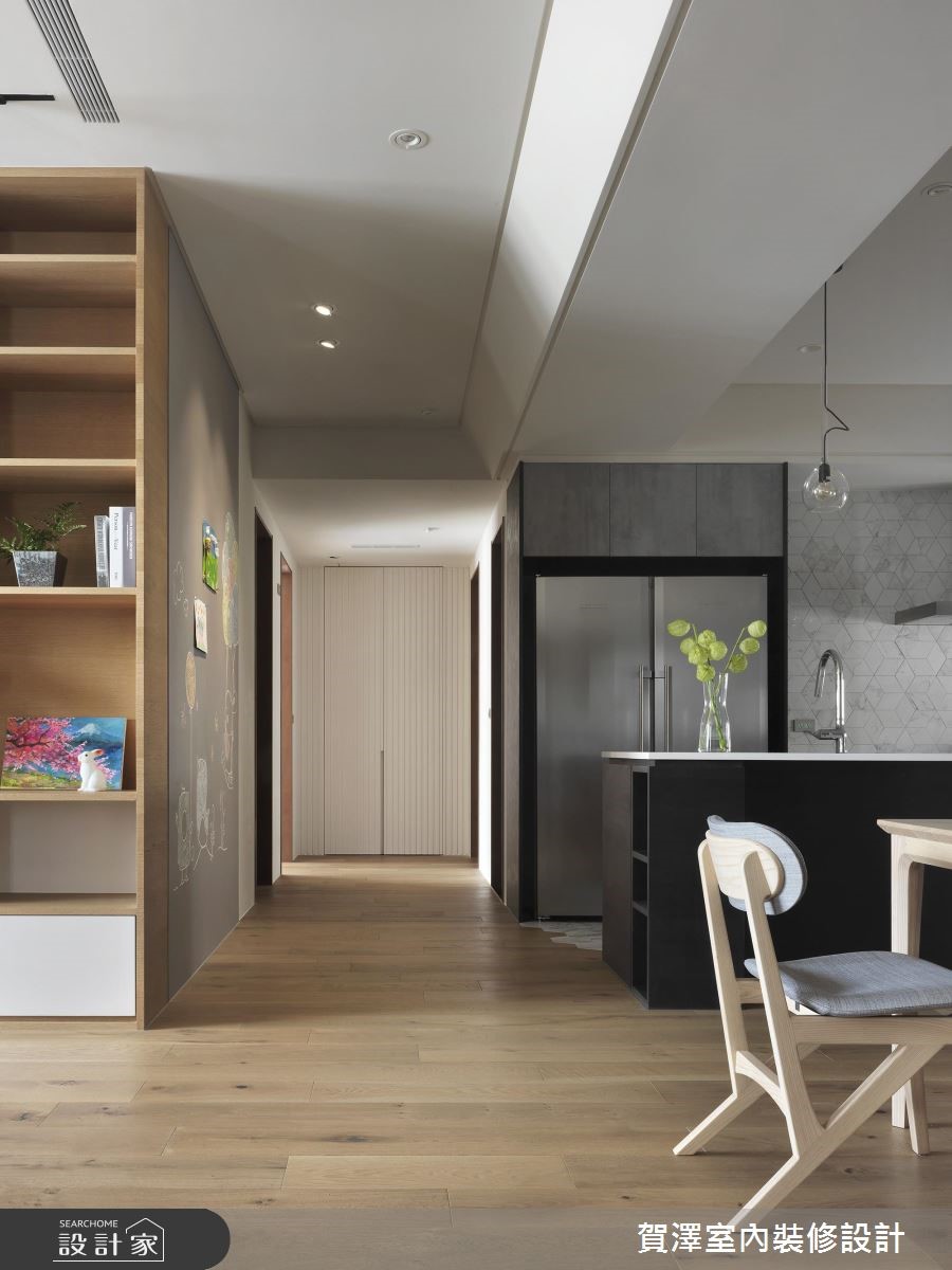 新成屋(5年以下)＿休閒風走廊案例圖片＿賀澤室內設計＿賀澤_36之15