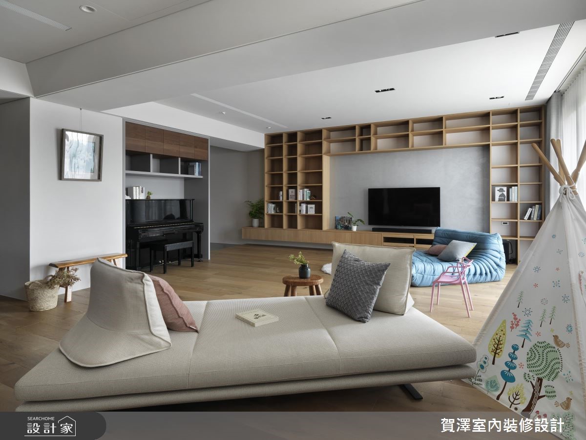 新成屋(5年以下)＿休閒風客廳案例圖片＿賀澤室內設計＿賀澤_36之11