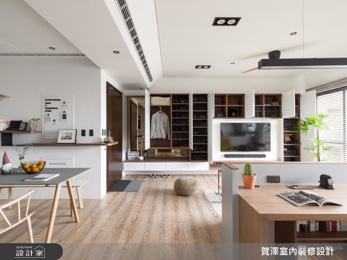 29坪新成屋(5年以下)＿北歐風客廳案例圖片＿賀澤室內設計＿賀澤_38之16