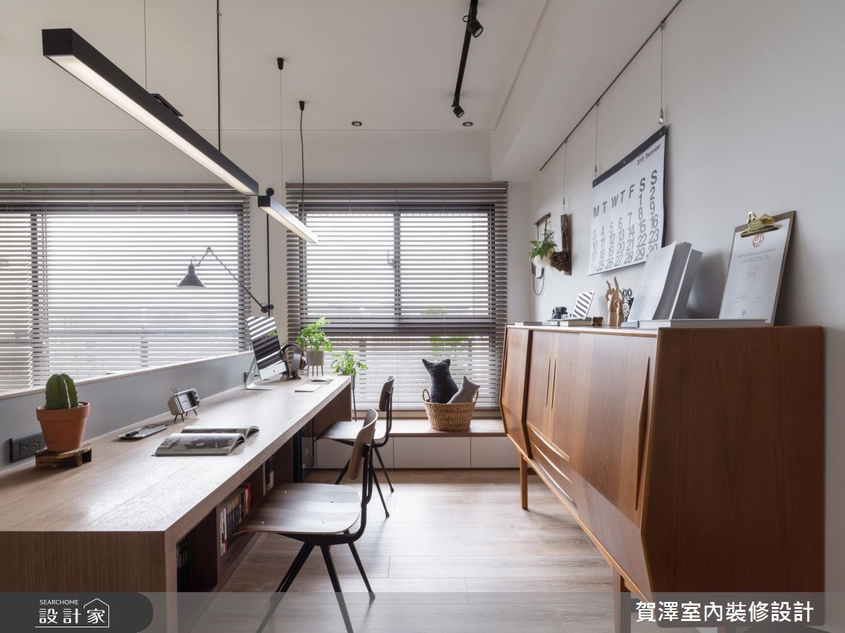 29坪新成屋(5年以下)＿北歐風書房案例圖片＿賀澤室內設計＿賀澤_38之19
