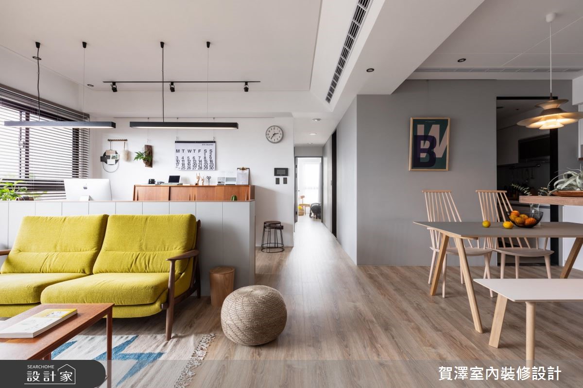 29坪新成屋(5年以下)＿北歐風客廳餐廳案例圖片＿賀澤室內設計＿賀澤_38之8