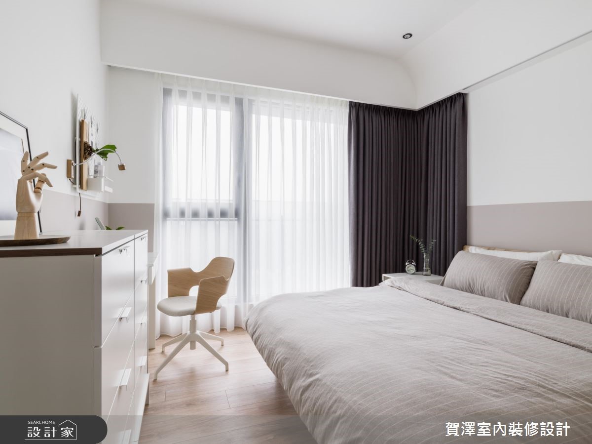 29坪新成屋(5年以下)＿北歐風臥室客房案例圖片＿賀澤室內設計＿賀澤_38之24