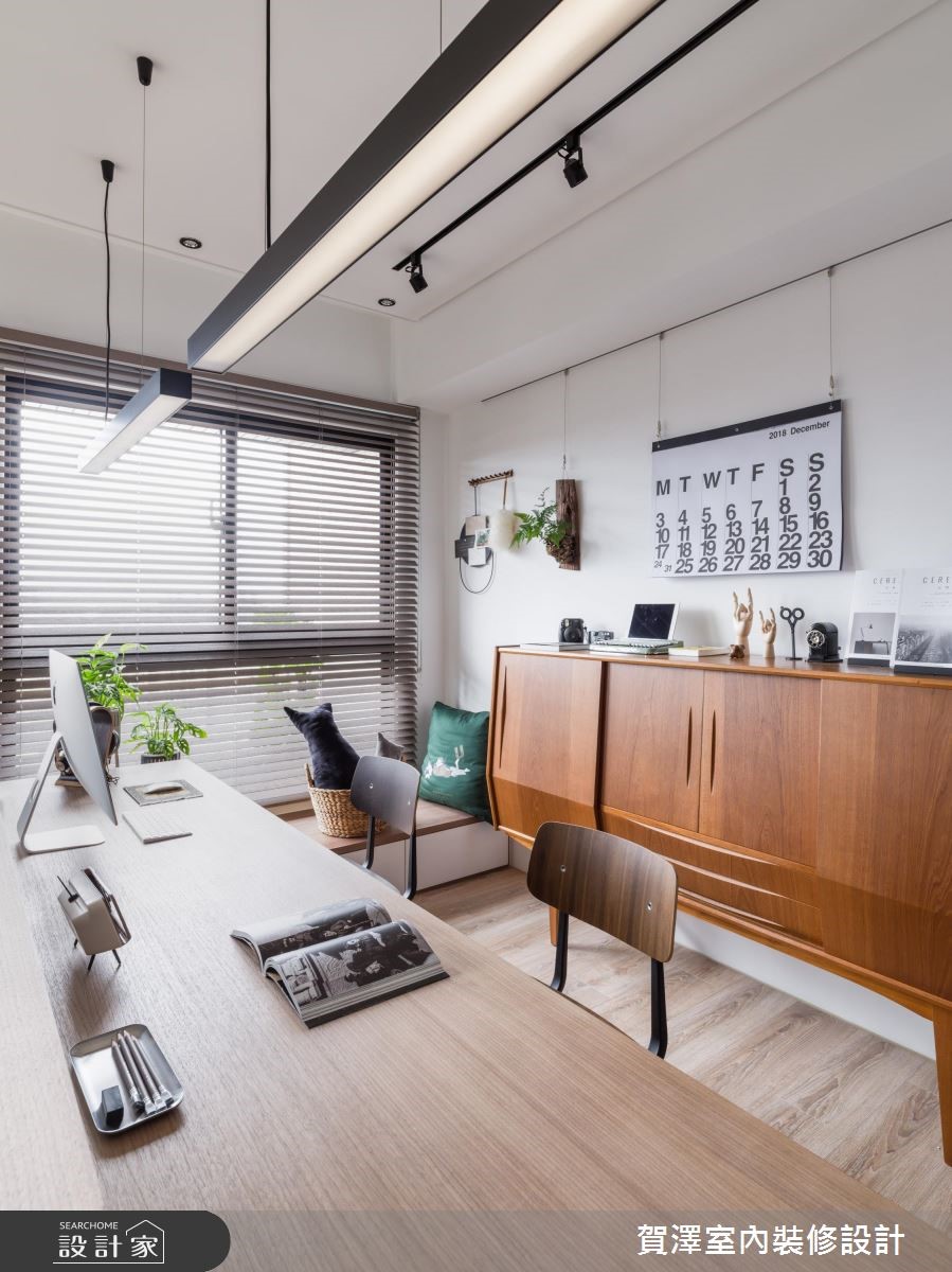 29坪新成屋(5年以下)＿北歐風書房案例圖片＿賀澤室內設計＿賀澤_38之20