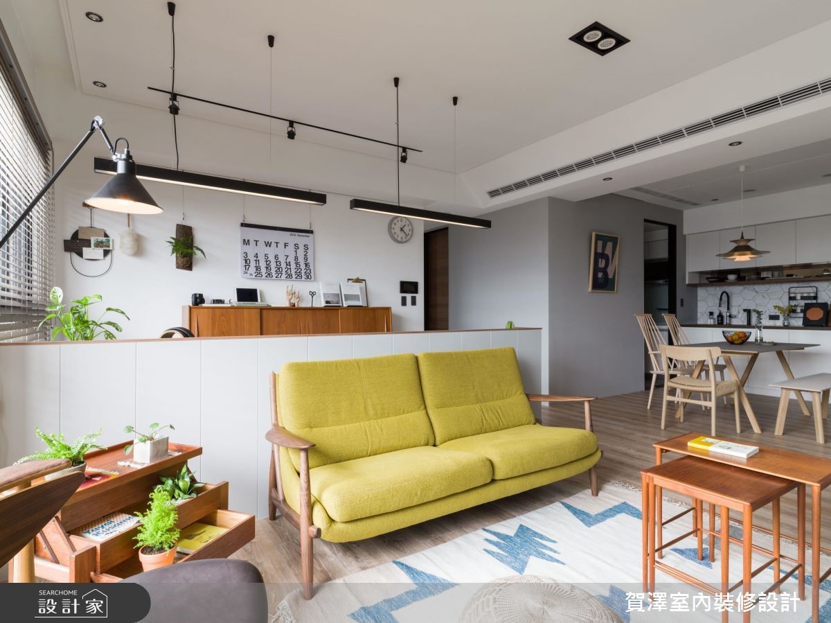 29坪新成屋(5年以下)＿北歐風客廳案例圖片＿賀澤室內設計＿賀澤_38之5