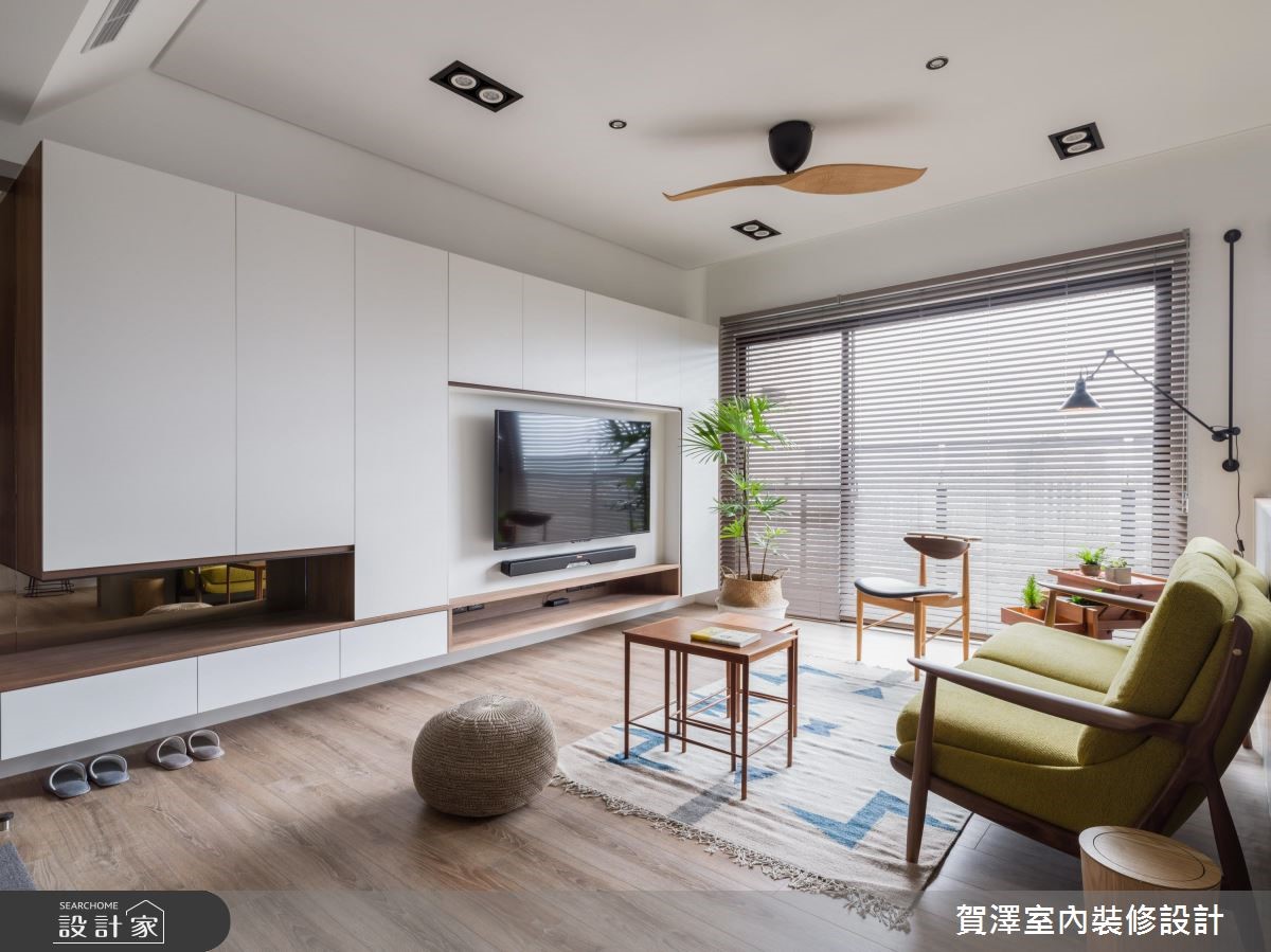 29坪新成屋(5年以下)＿北歐風客廳案例圖片＿賀澤室內設計＿賀澤_38之1