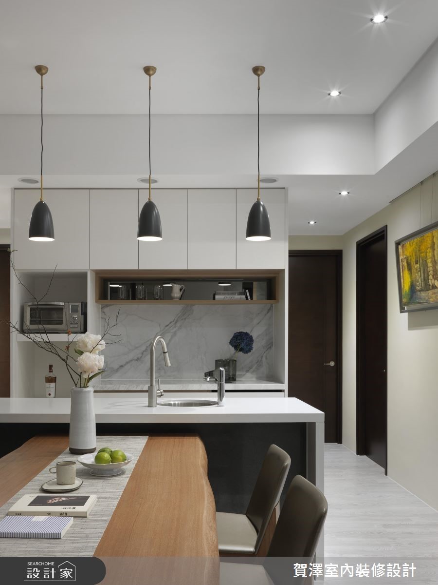 67坪新成屋(5年以下)＿現代風餐廳廚房吧檯案例圖片＿賀澤室內設計＿賀澤_39之13