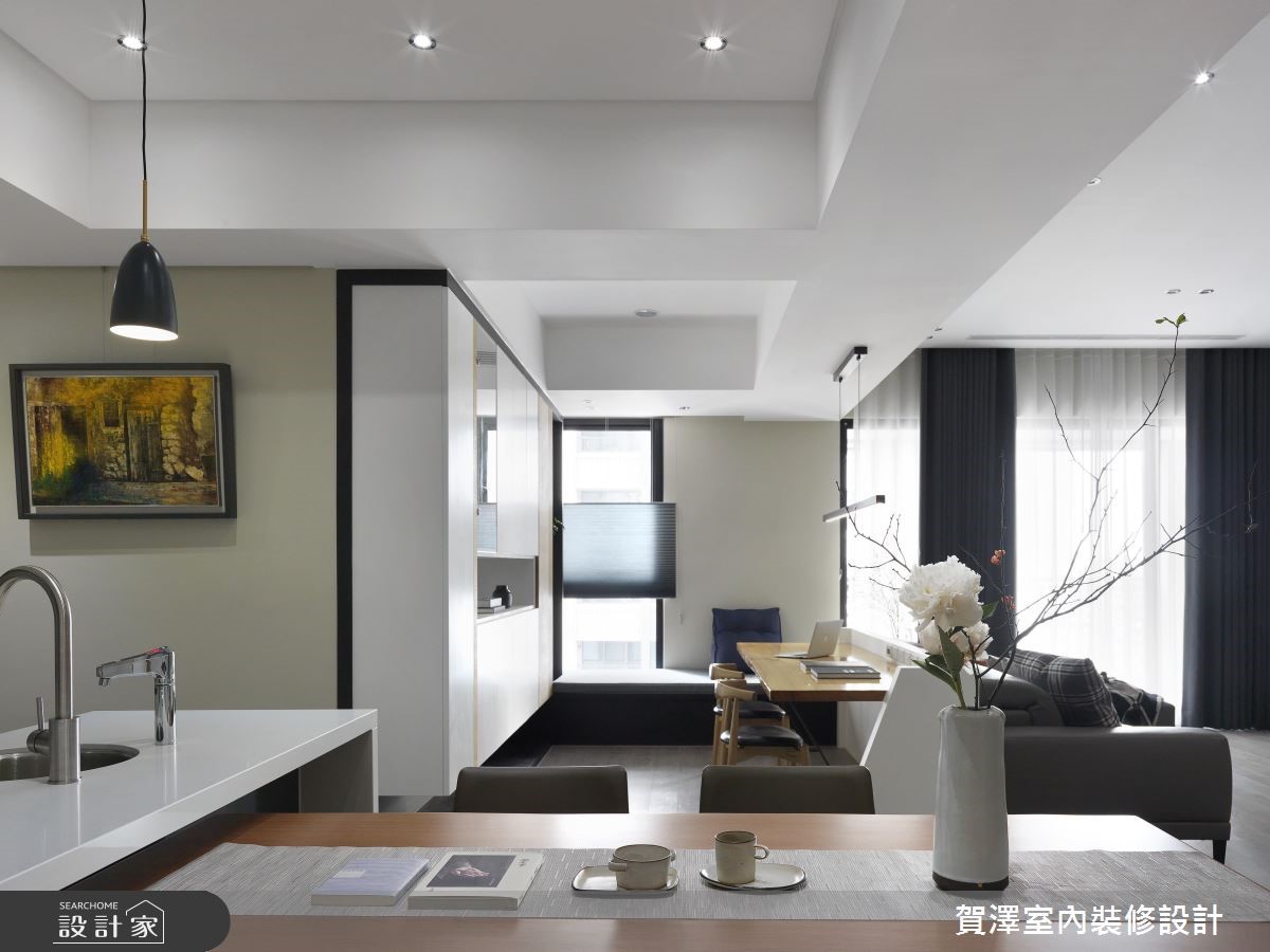 67坪新成屋(5年以下)＿現代風餐廳書房案例圖片＿賀澤室內設計＿賀澤_39之15