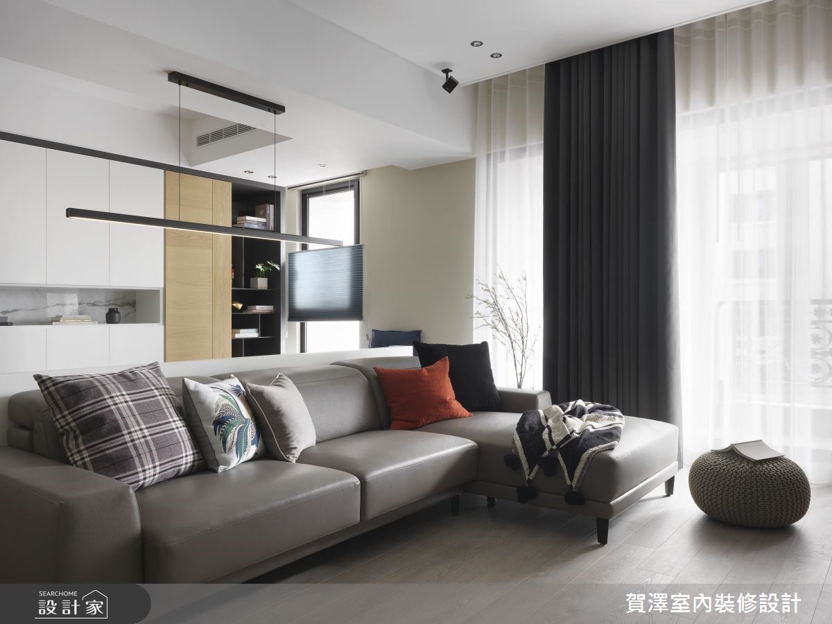 67坪新成屋(5年以下)＿現代風客廳案例圖片＿賀澤室內設計＿賀澤_39之5