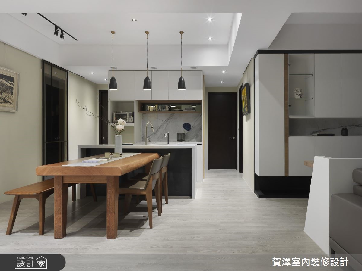 67坪新成屋(5年以下)＿現代風餐廳廚房吧檯案例圖片＿賀澤室內設計＿賀澤_39之12