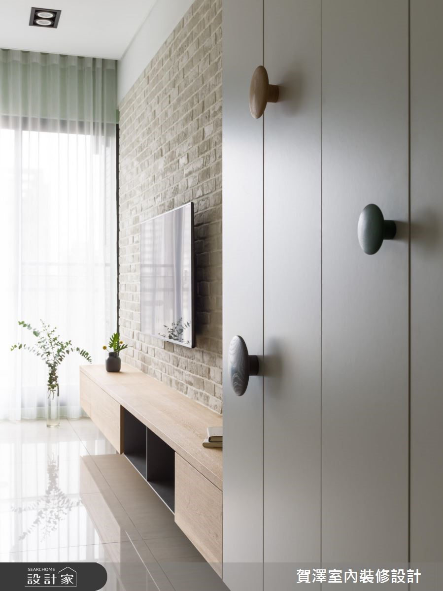 30坪新成屋(5年以下)＿北歐風客廳案例圖片＿賀澤室內設計＿賀澤_40之4
