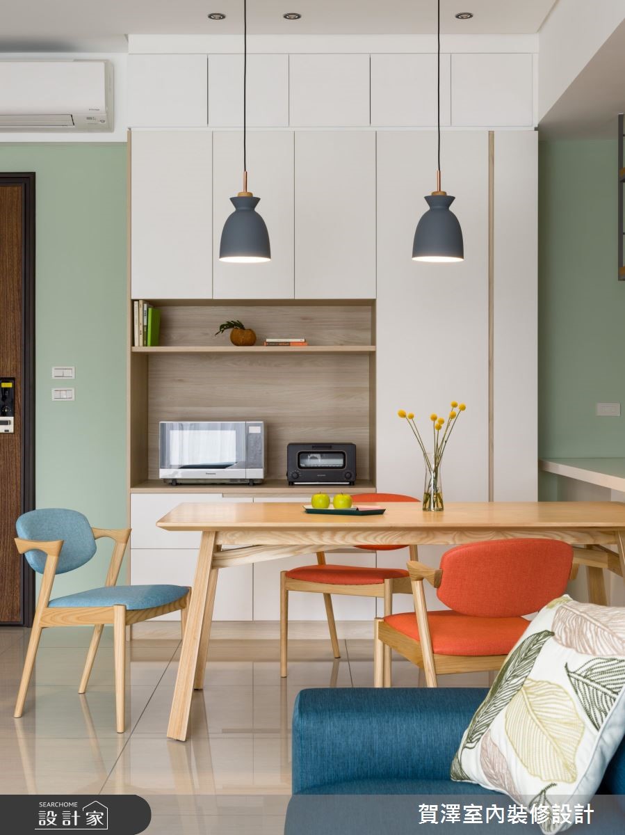 30坪新成屋(5年以下)＿北歐風吧檯案例圖片＿賀澤室內設計＿賀澤_40之9