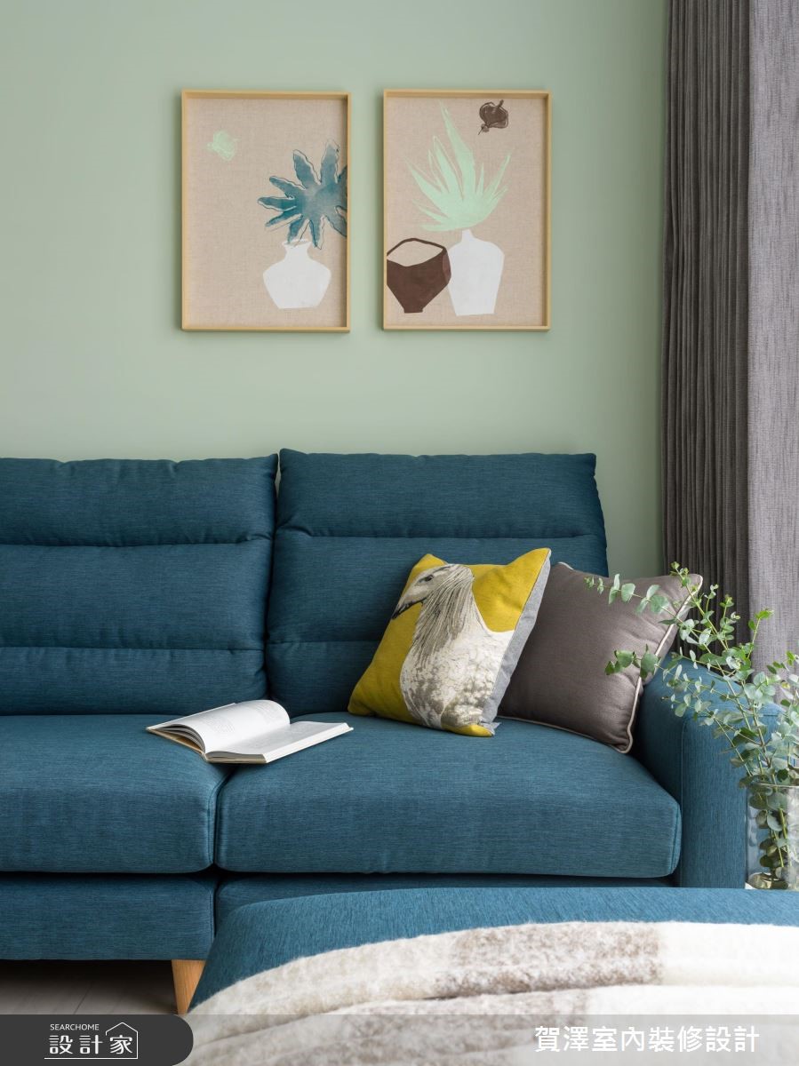 30坪新成屋(5年以下)＿北歐風客廳案例圖片＿賀澤室內設計＿賀澤_40之6