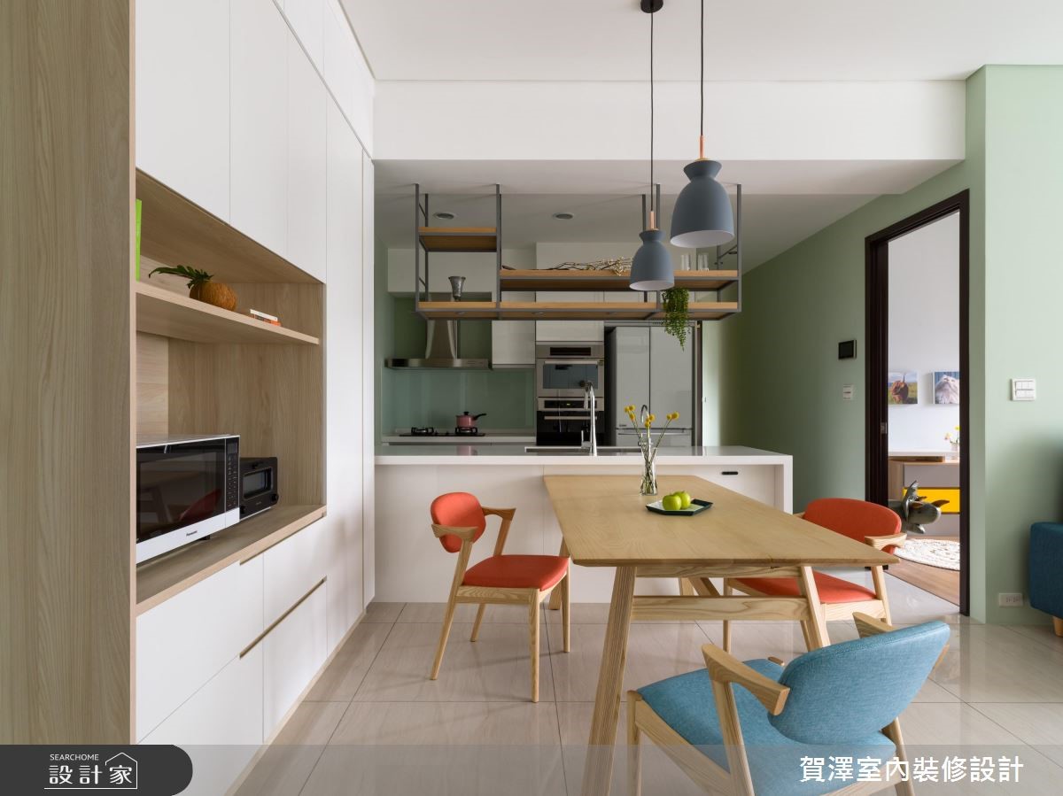 30坪新成屋(5年以下)＿北歐風吧檯案例圖片＿賀澤室內設計＿賀澤_40之12