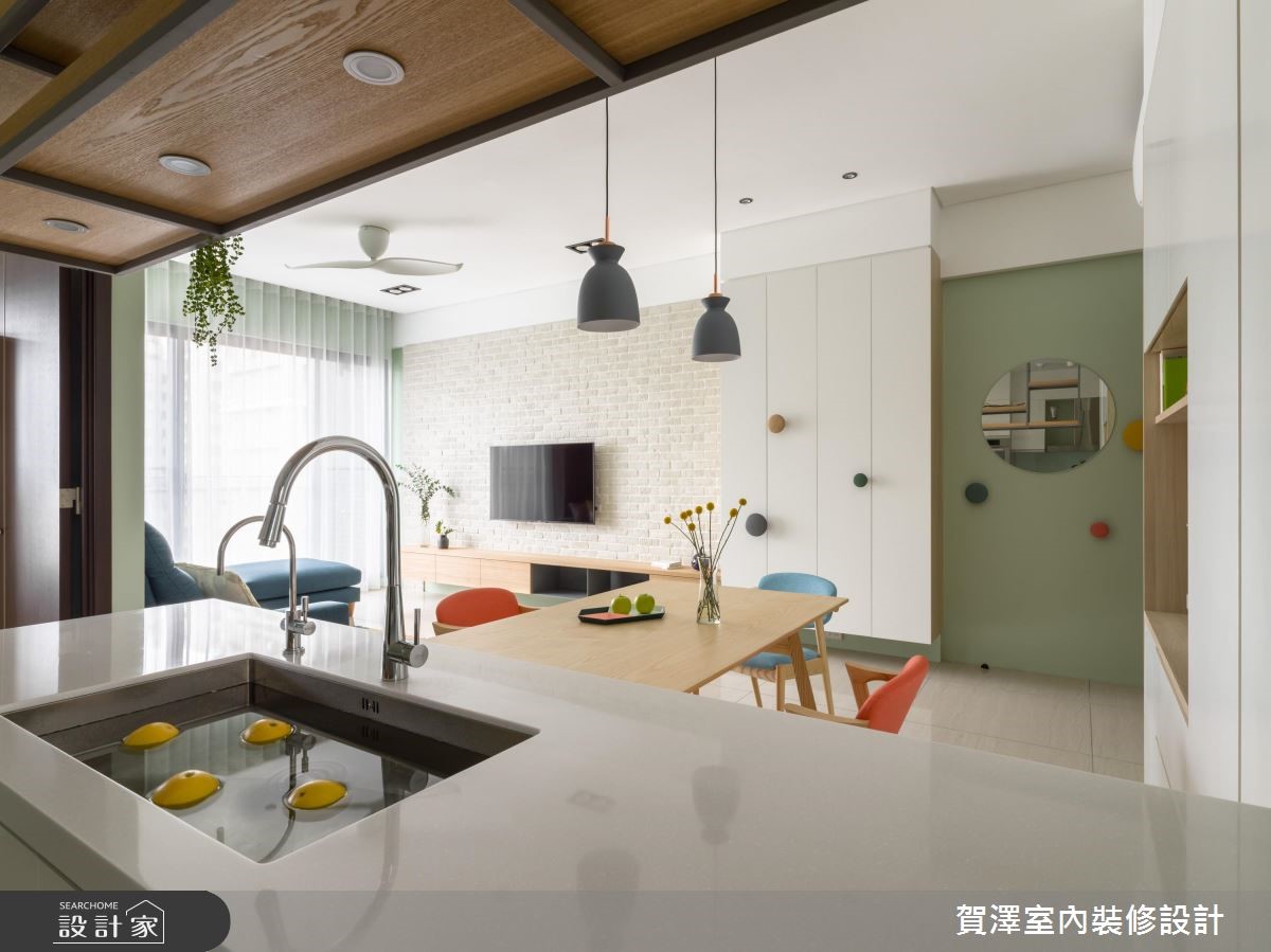 30坪新成屋(5年以下)＿北歐風餐廳案例圖片＿賀澤室內設計＿賀澤_40之17