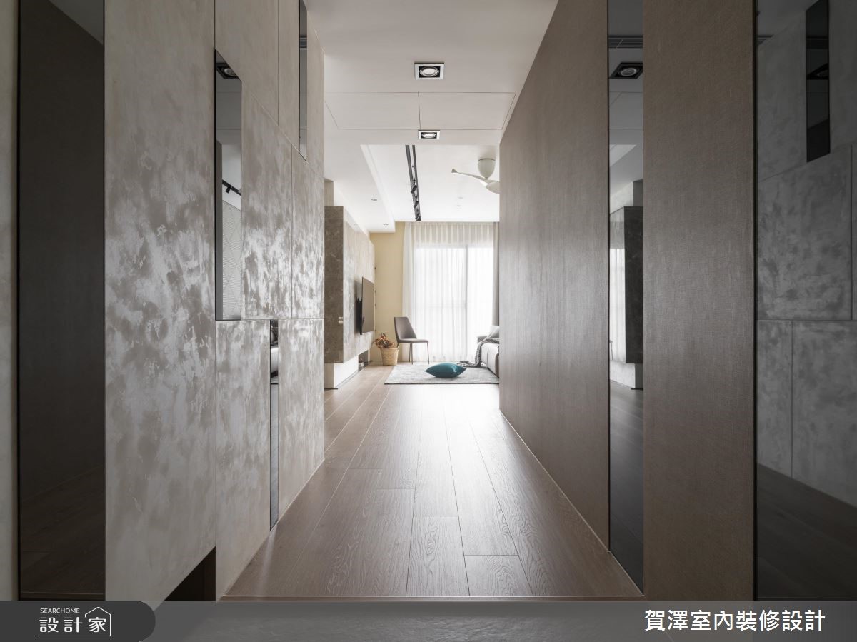 36坪新成屋(5年以下)＿混搭風玄關案例圖片＿賀澤室內設計＿賀澤_41之2