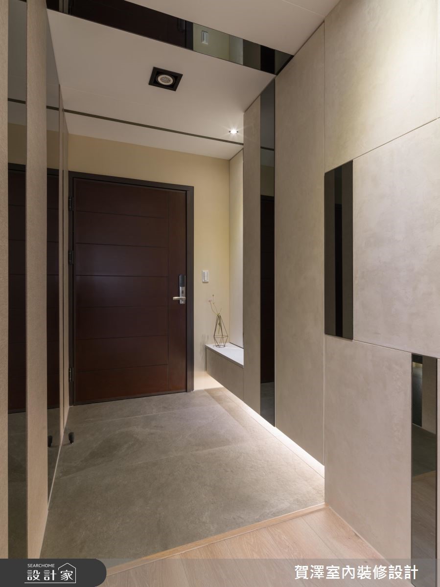 36坪新成屋(5年以下)＿混搭風玄關案例圖片＿賀澤室內設計＿賀澤_41之1